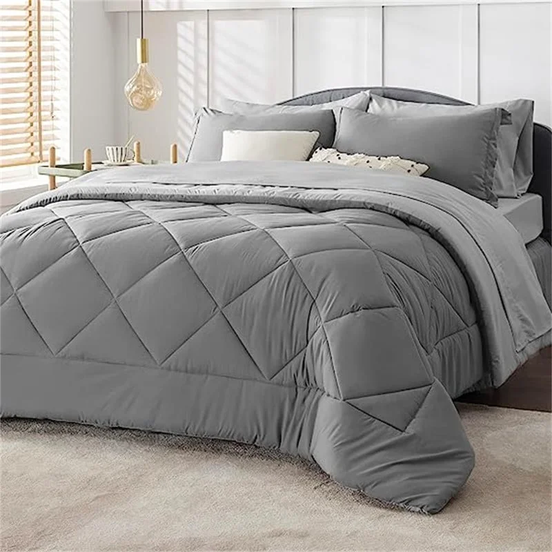 Bamboo - fiber - filled comforters with antibacterial and breathable qualitiesDown - filled comforters for supreme warmth and lightnessComforters, Sheets Bamboo - fiber - filled comforters with antibacterial and breathable qualitiesDown - filled comforters for supreme warmth and lightnessComforters, Sheets