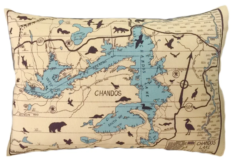 Cotton Pillows for Natural ComfortVelvet Pillows for a Touch of EleganceChandos Lake Vintage Map Pillow Cotton Pillows for Natural ComfortVelvet Pillows for a Touch of EleganceChandos Lake Vintage Map Pillow