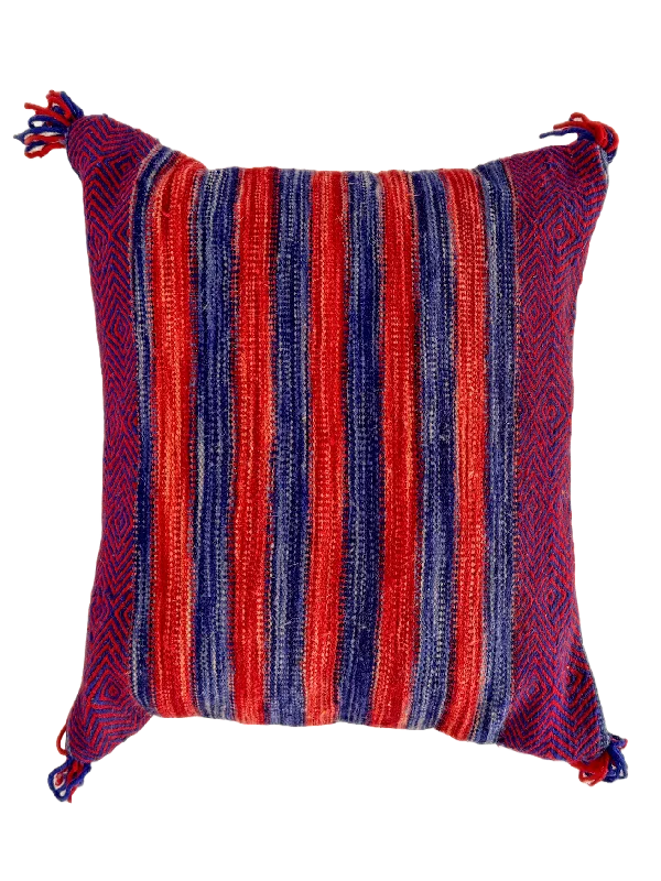 Kids Pillows with Fun DesignsCotton Pillows for Natural ComfortAnzal's Flatweave x Zanafi Pillow - Red/Blue Kids Pillows with Fun DesignsCotton Pillows for Natural ComfortAnzal's Flatweave x Zanafi Pillow - Red/Blue