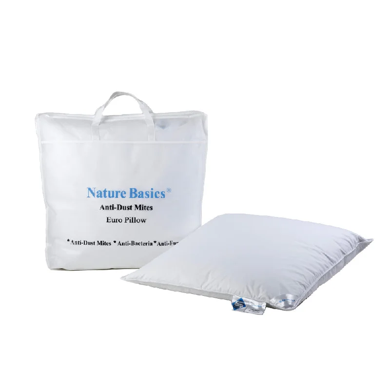 Down Alternative Pillows for Ethical ChoicesSquare Pillows for Modern Home DecorNature Basics Euro Feather Pillow Down Alternative Pillows for Ethical ChoicesSquare Pillows for Modern Home DecorNature Basics Euro Feather Pillow
