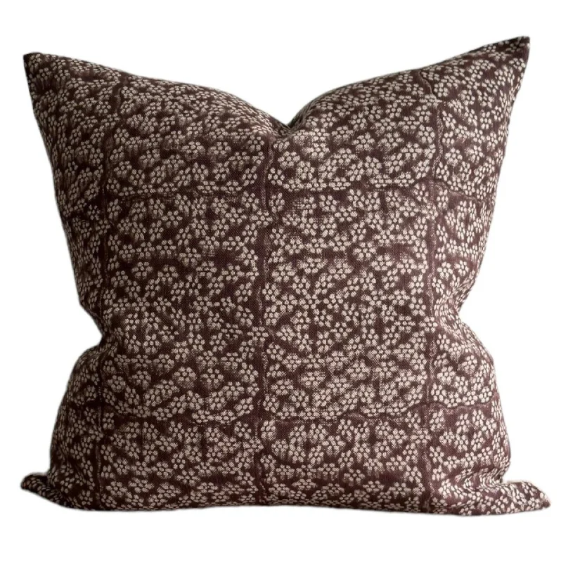 Cotton Pillows for Natural ComfortSoft and Fluffy Pillows for Bedroom ComfortDesigner Ditsy Pillow Cover in Berry Cotton Pillows for Natural ComfortSoft and Fluffy Pillows for Bedroom ComfortDesigner Ditsy Pillow Cover in Berry