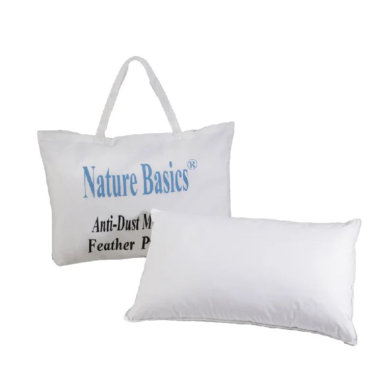Back Support Pillows for Office ChairsFeather Pillows for a Luxurious SleepNature Basics Firm Feather Pillow Back Support Pillows for Office ChairsFeather Pillows for a Luxurious SleepNature Basics Firm Feather Pillow