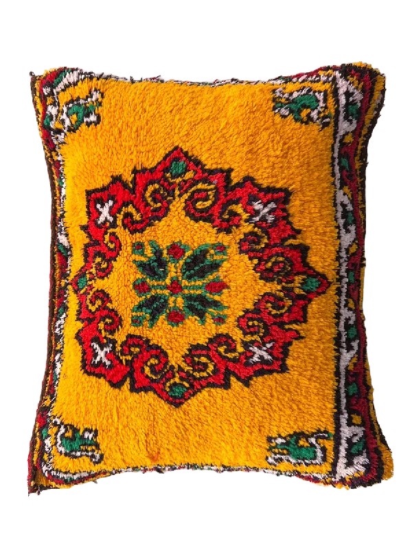 Memory Foam Pillows for Neck SupportAdjustable Pillows for Customized ComfortKalaat M'Gouna's Vintage Pillow - Flower, Yellow Memory Foam Pillows for Neck SupportAdjustable Pillows for Customized ComfortKalaat M'Gouna's Vintage Pillow - Flower, Yellow