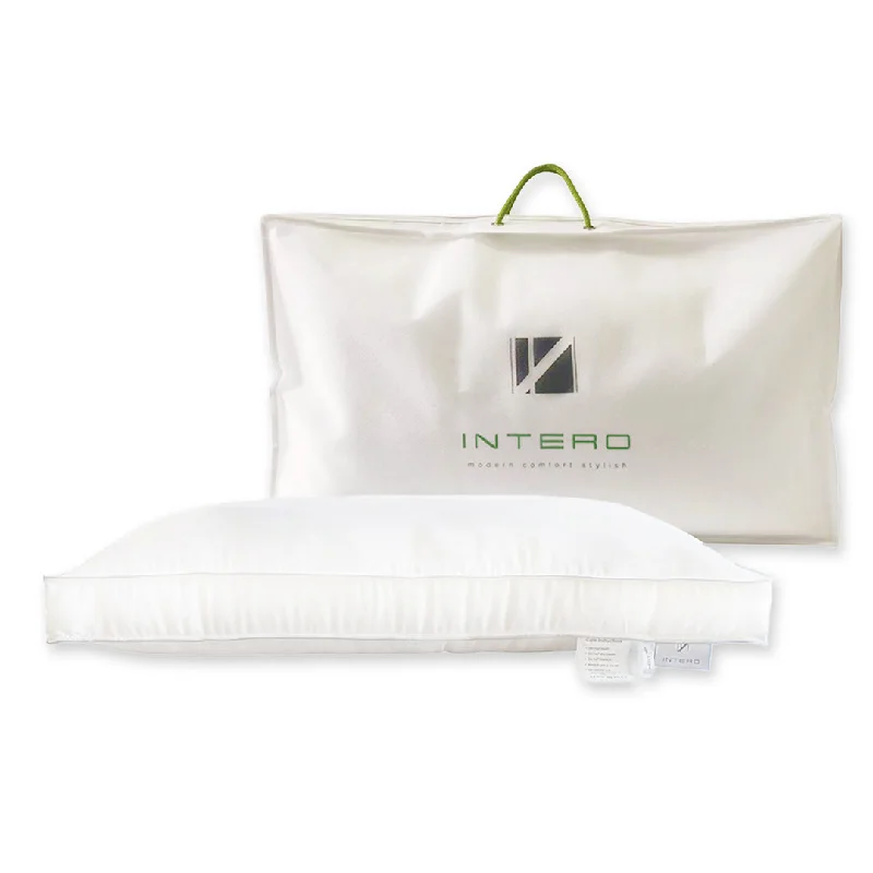 Plush Pillows for a Cozy BedOrthopedic Pillows for Back Pain ReliefIntero Bamboopro Downfeel Pillow 3 Firmness Plush Pillows for a Cozy BedOrthopedic Pillows for Back Pain ReliefIntero Bamboopro Downfeel Pillow 3 Firmness