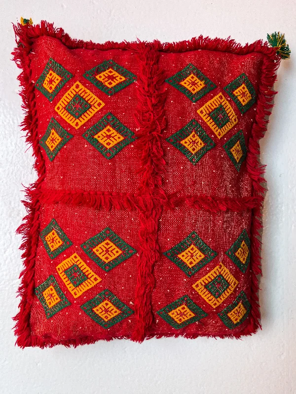 Back Support Pillows for Office ChairsDown Alternative Pillows for Ethical ChoicesKalaat M'Gouna's Zemmour Hanbel Pillow - Evil Eye, Red Back Support Pillows for Office ChairsDown Alternative Pillows for Ethical ChoicesKalaat M'Gouna's Zemmour Hanbel Pillow - Evil Eye, Red
