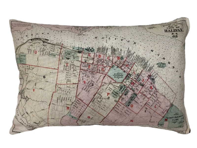 Bolster Pillows for Sofa DecorationBolster Pillows for Sofa DecorationCity of Halifax Vintage Map Pillow Bolster Pillows for Sofa DecorationBolster Pillows for Sofa DecorationCity of Halifax Vintage Map Pillow