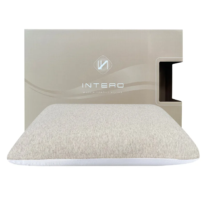 Velvet Pillows for a Touch of EleganceRound Pillows for Boho-Style InteriorsIntero Visco-AIR Charcoal Memory Foam Duo-Core Pillow