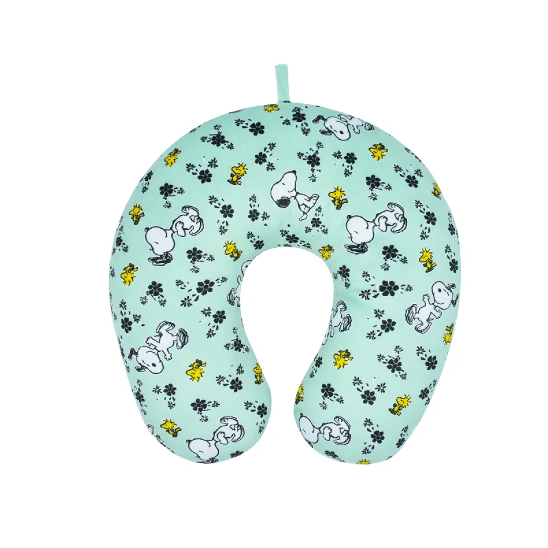 Feather Pillows for a Luxurious SleepFeather Pillows for a Luxurious SleepConcept One Peanuts Snoopy and Woodstock Flowers Portable Travel Neck Pillow, Mint Green Feather Pillows for a Luxurious SleepFeather Pillows for a Luxurious SleepConcept One Peanuts Snoopy and Woodstock Flowers Portable Travel Neck Pillow, Mint Green