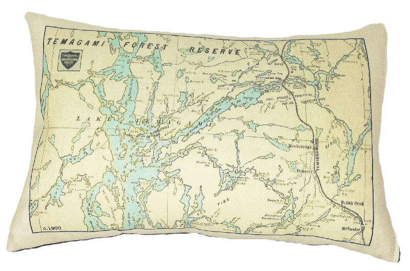 Back Support Pillows for Office ChairsBack Support Pillows for Office ChairsTemagami Vintage Map Pillow Back Support Pillows for Office ChairsBack Support Pillows for Office ChairsTemagami Vintage Map Pillow