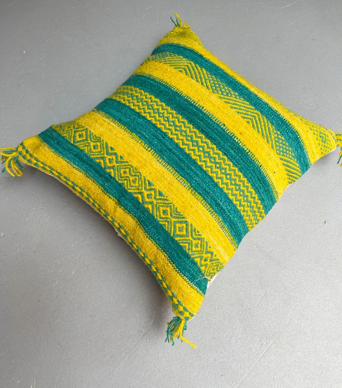 Lumbar Support Pillows for Car SeatsCotton Pillows for Natural ComfortAnzal's Flatweave x Zanafi Pillow - Yellow/Teal Lumbar Support Pillows for Car SeatsCotton Pillows for Natural ComfortAnzal's Flatweave x Zanafi Pillow - Yellow/Teal