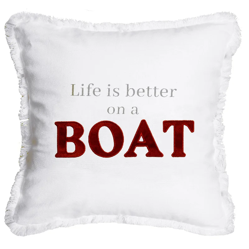 Hypoallergenic Pillows for Allergy SufferersRound Pillows for Boho-Style InteriorsBoat 18" Throw Pillow Cover Hypoallergenic Pillows for Allergy SufferersRound Pillows for Boho-Style InteriorsBoat 18" Throw Pillow Cover