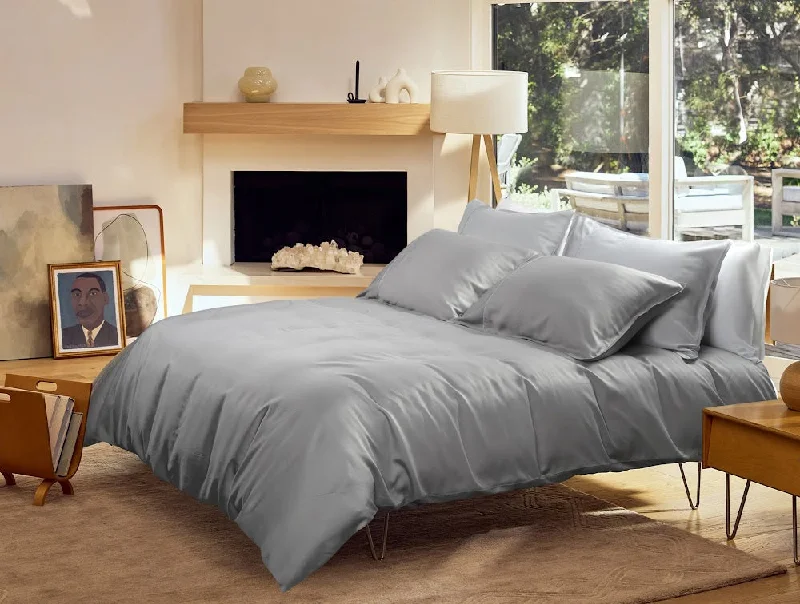 Soft and Fluffy Pillows for Bedroom ComfortSilk Pillows for Smooth Skin and HairBellami Trinity 100% Tencel solid 1100 Thread Count Nano Puzzle Mini Pillow Case - Grey Soft and Fluffy Pillows for Bedroom ComfortSilk Pillows for Smooth Skin and HairBellami Trinity 100% Tencel solid 1100 Thread Count Nano Puzzle Mini Pillow Case - Grey