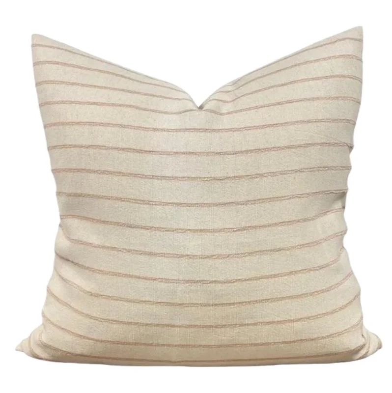 Decorative Pillows for Living Room MakeoverKids Pillows with Fun DesignsDesigner "Santee" Cotton Blush Stripe Pillow Cover Decorative Pillows for Living Room MakeoverKids Pillows with Fun DesignsDesigner "Santee" Cotton Blush Stripe Pillow Cover