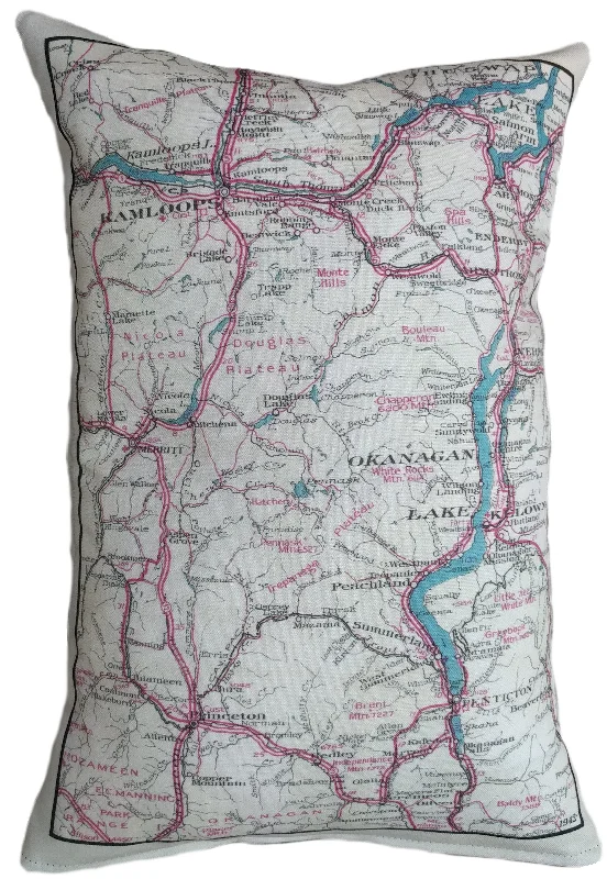 Adjustable Pillows for Customized ComfortAdjustable Pillows for Customized ComfortOkanagan Vintage Map Pillow Adjustable Pillows for Customized ComfortAdjustable Pillows for Customized ComfortOkanagan Vintage Map Pillow