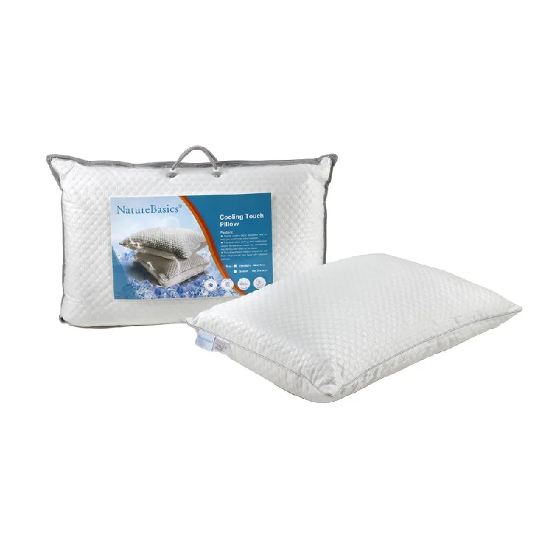 Silk Pillows for Smooth Skin and HairBolster Pillows for Sofa DecorationNature Basics Cooling Touch Standard Pillow Silk Pillows for Smooth Skin and HairBolster Pillows for Sofa DecorationNature Basics Cooling Touch Standard Pillow