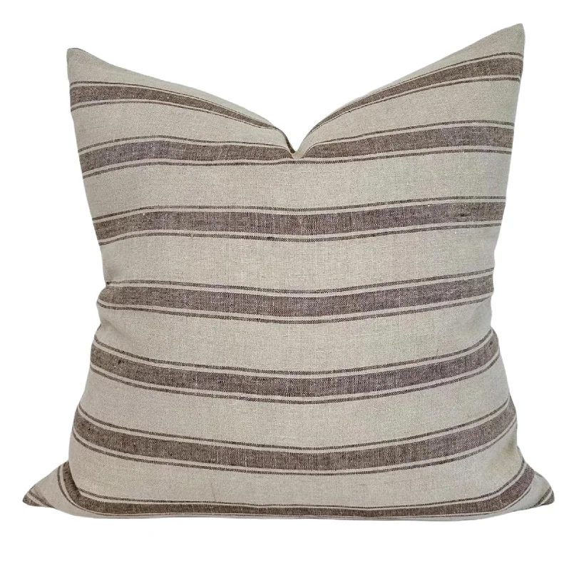 Down Alternative Pillows for Ethical ChoicesKids Pillows with Fun DesignsDesigner "Granger" Striped Pillow Cover