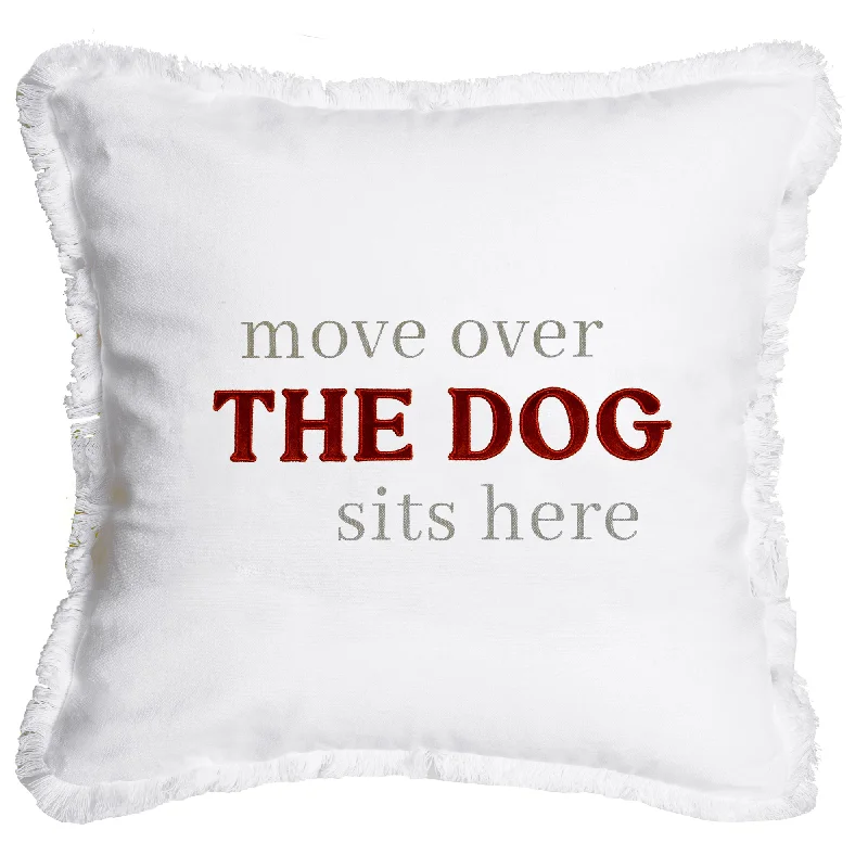 Orthopedic Pillows for Back Pain ReliefFirm Pillows for Side SleepersDog Sits Here 18" Throw Pillow Cover