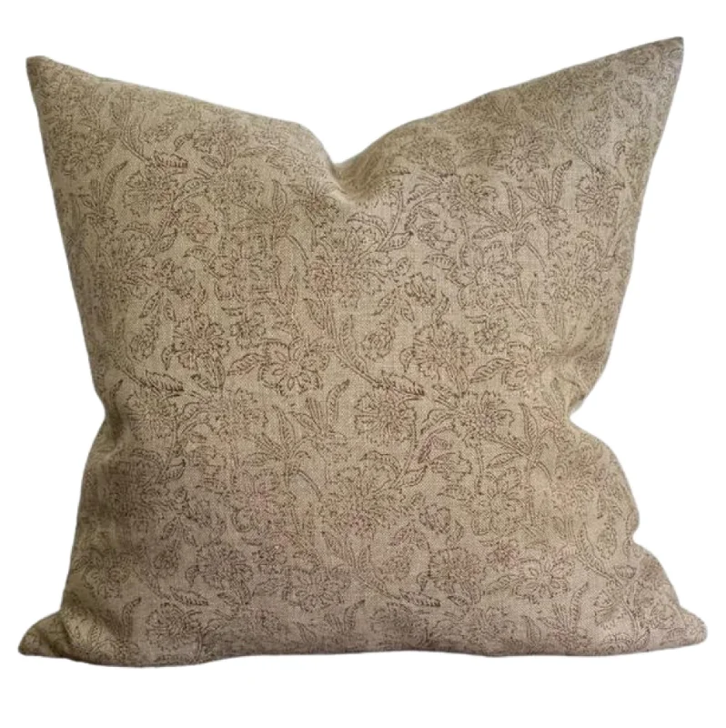 Pregnancy Pillows for Expectant MothersKids Pillows with Fun DesignsDesigner Sutherlin Floral Pillow Cover in Neutral Brown Pregnancy Pillows for Expectant MothersKids Pillows with Fun DesignsDesigner Sutherlin Floral Pillow Cover in Neutral Brown