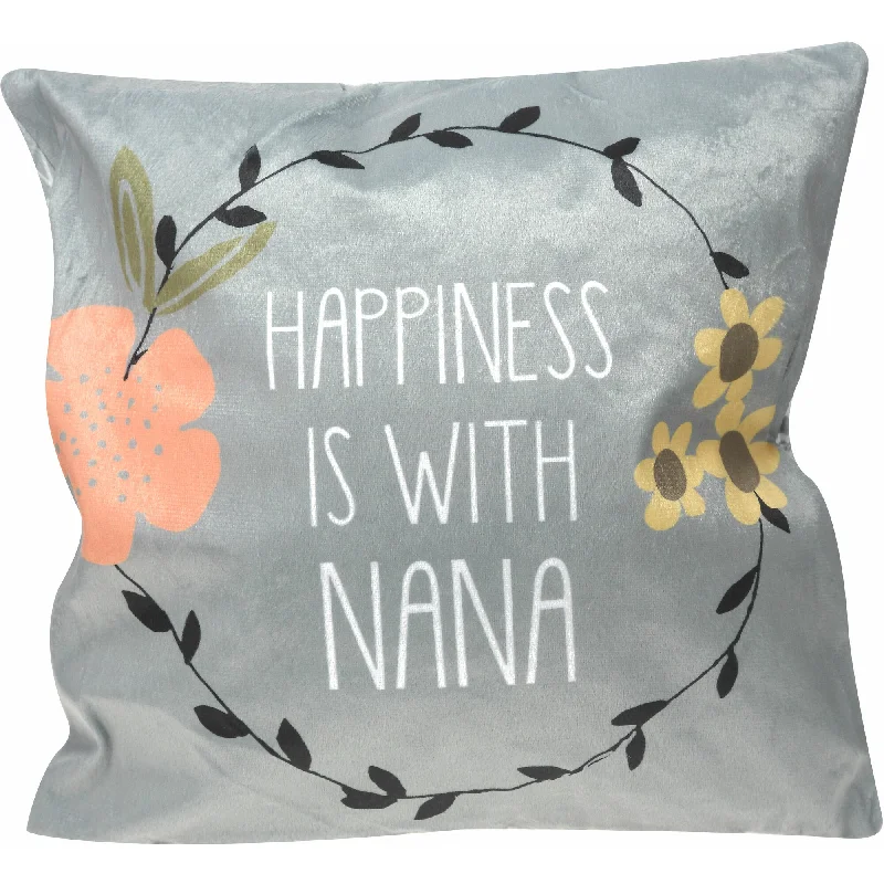 Plush Pillows for a Cozy BedDecorative Pillows for Living Room MakeoverNana 12" x 12" Micromink Pillow Plush Pillows for a Cozy BedDecorative Pillows for Living Room MakeoverNana 12" x 12" Micromink Pillow