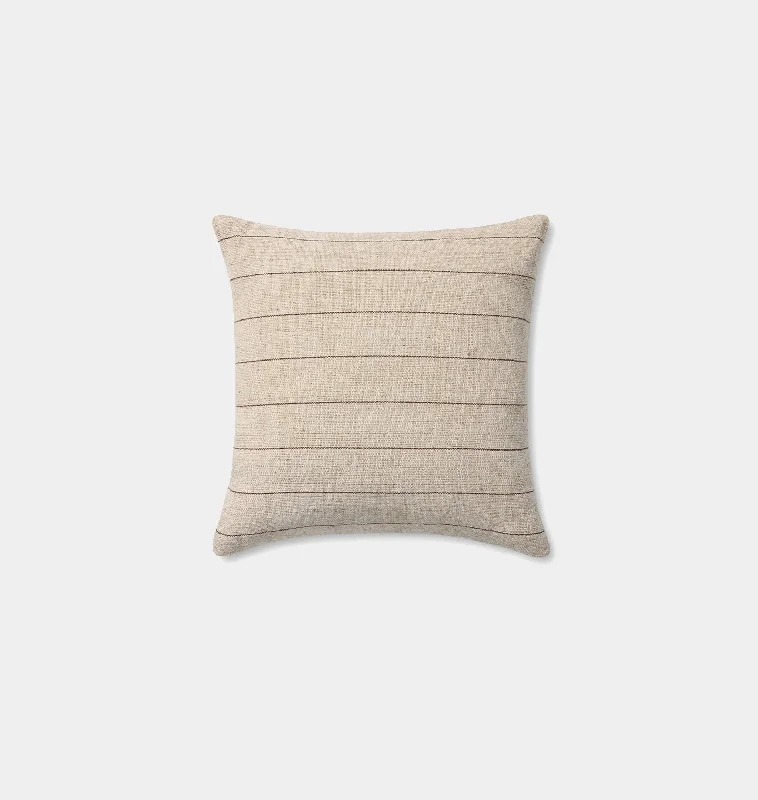 Travel Pillows for Long JourneysPlush Pillows for a Cozy BedKeisha Pillow Natural / Brown 18" x 18" Travel Pillows for Long JourneysPlush Pillows for a Cozy BedKeisha Pillow Natural / Brown 18" x 18"