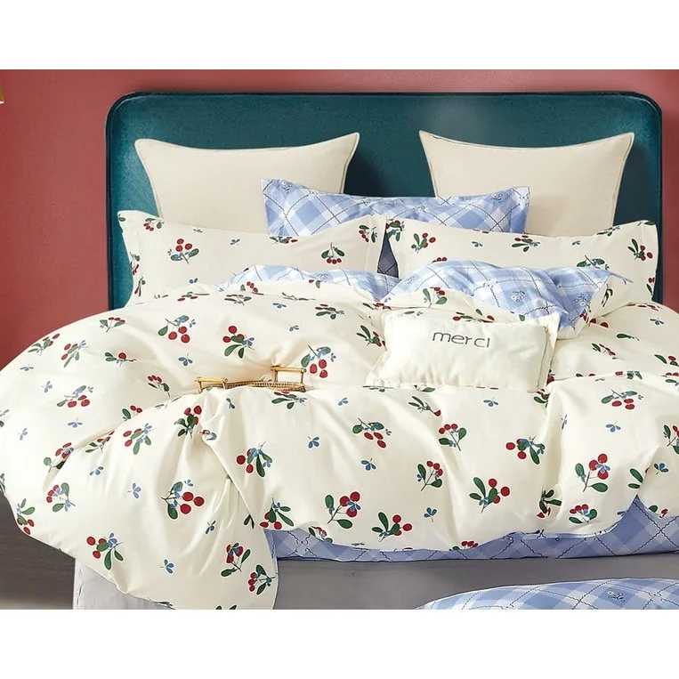 Microfiber - filled comforters that are lightweight and easy to care forMicrofiber - filled comforters that are lightweight and easy to care forMyra Cherry Print 100% Cotton Comforter Set Microfiber - filled comforters that are lightweight and easy to care forMicrofiber - filled comforters that are lightweight and easy to care forMyra Cherry Print 100% Cotton Comforter Set