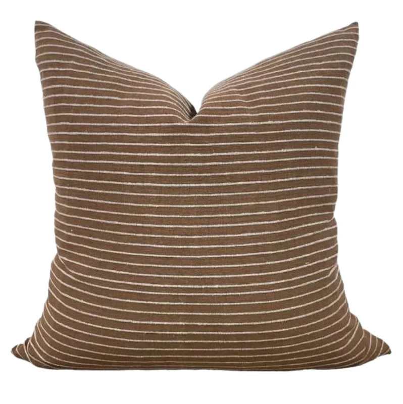 Cotton Pillows for Natural ComfortVelvet Pillows for a Touch of EleganceDesigner Whittier Striped Pillow Cover