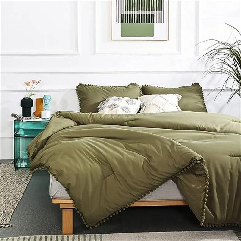 Queen - size comforters for standard queen - sized mattressesCotton - filled comforters for a breathable and natural sleep experienceMicrofiber Comforter Set Queen - size comforters for standard queen - sized mattressesCotton - filled comforters for a breathable and natural sleep experienceMicrofiber Comforter Set