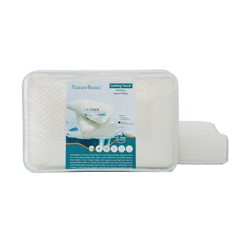 Kids Pillows with Fun DesignsAdjustable Pillows for Customized ComfortNature Basics Cooling Touch Memory Foam Contour Pillow Kids Pillows with Fun DesignsAdjustable Pillows for Customized ComfortNature Basics Cooling Touch Memory Foam Contour Pillow