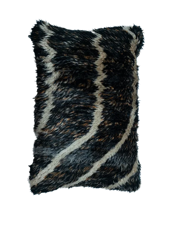 Soft and Fluffy Pillows for Bedroom ComfortLumbar Support Pillows for Car SeatsBeni M'rirt Vintage Pillow - Curved Dusk Stripes Soft and Fluffy Pillows for Bedroom ComfortLumbar Support Pillows for Car SeatsBeni M'rirt Vintage Pillow - Curved Dusk Stripes