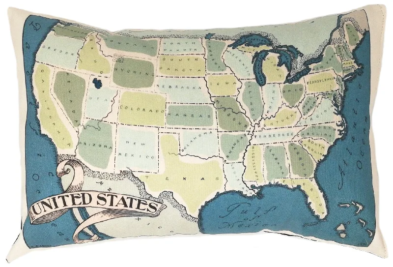 Down Alternative Pillows for Ethical ChoicesFeather Pillows for a Luxurious SleepUSA Vintage Map Pillow Down Alternative Pillows for Ethical ChoicesFeather Pillows for a Luxurious SleepUSA Vintage Map Pillow