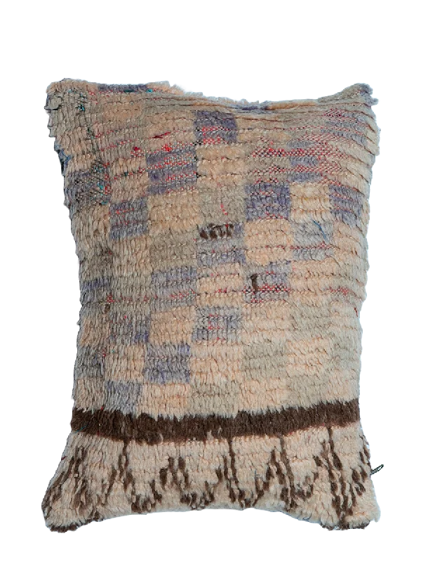 Kids Pillows with Fun DesignsAdjustable Pillows for Customized ComfortLe Vieux Village's Boucherouite Pillow - Faded Grid Striped Kids Pillows with Fun DesignsAdjustable Pillows for Customized ComfortLe Vieux Village's Boucherouite Pillow - Faded Grid Striped