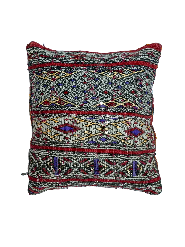 Orthopedic Pillows for Back Pain ReliefSoft and Fluffy Pillows for Bedroom ComfortAin Leuh Vintage Pillow - Deep Red and Indigo Handira Orthopedic Pillows for Back Pain ReliefSoft and Fluffy Pillows for Bedroom ComfortAin Leuh Vintage Pillow - Deep Red and Indigo Handira