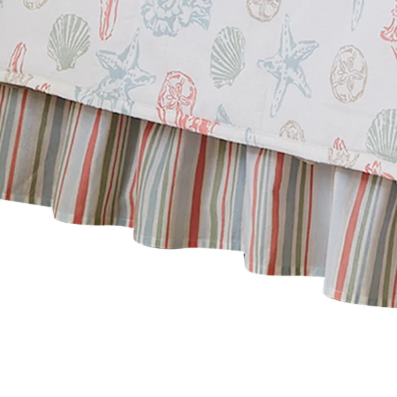 Bed skirts with a jacquard weave for a textured lookBeachcomber Twin Bedskirt - Park Designs Bed skirts with a jacquard weave for a textured lookBeachcomber Twin Bedskirt - Park Designs