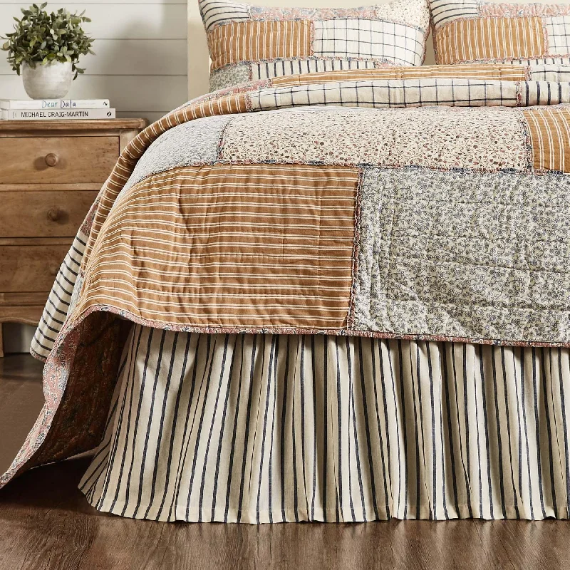 Bed skirts with a bohemian - inspired patternKaila Queen Bed Skirt 60x80x16 VHC Brands Bed skirts with a bohemian - inspired patternKaila Queen Bed Skirt 60x80x16 VHC Brands