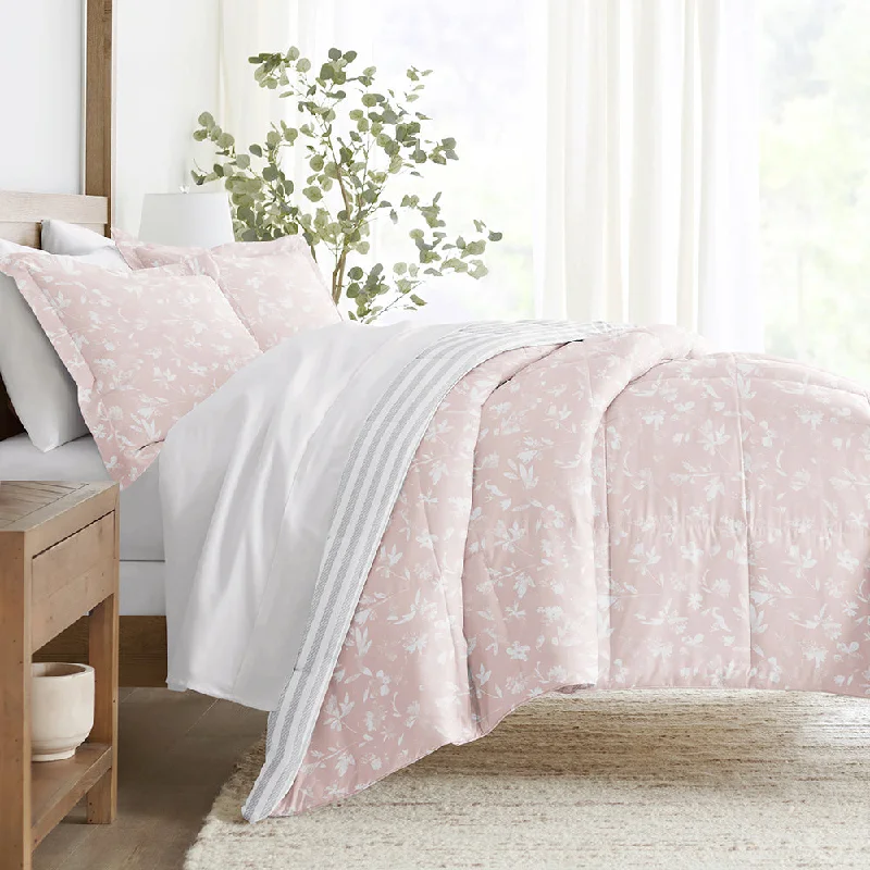 King - size comforters to fit large king - sized beds perfectlyPressed Flowers Reversible Down-Alternative Comforter Set King - size comforters to fit large king - sized beds perfectlyPressed Flowers Reversible Down-Alternative Comforter Set
