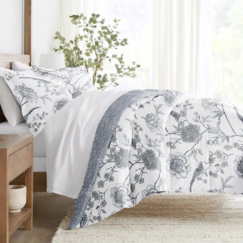 Bamboo - fiber - filled comforters with antibacterial and breathable qualitiesMolly Botanicals Reversible Down-Alternative Comforter Set Bamboo - fiber - filled comforters with antibacterial and breathable qualitiesMolly Botanicals Reversible Down-Alternative Comforter Set