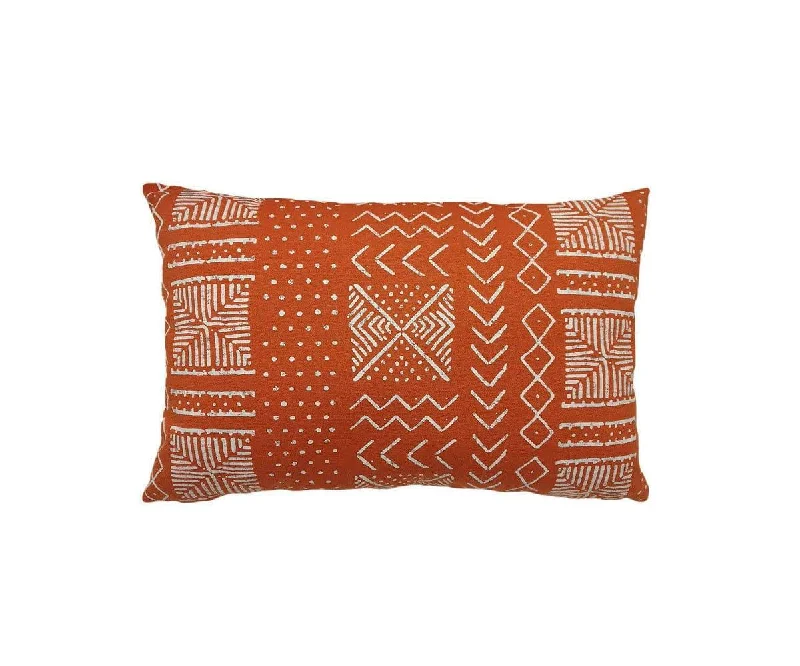 Kids Pillows with Fun DesignsBatik Print Lumbar Pillow Cover