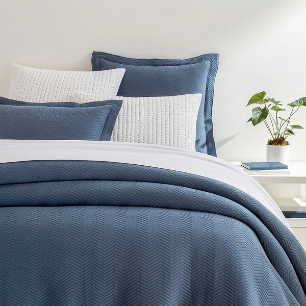 Affordable duvet covers for those on a tight budgetPine Cone Hill Winnie Ink Matelasse Coverlet