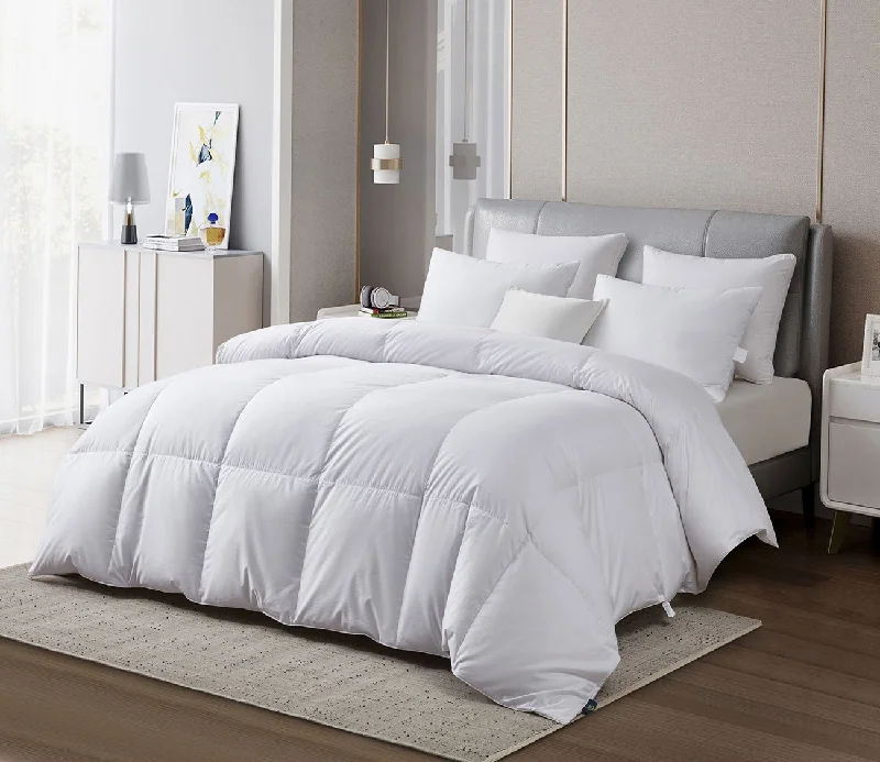 Hypoallergenic Pillows for Allergy SufferersSerta 400TC Cotton Sateen All Season European White Goose Down Comforter