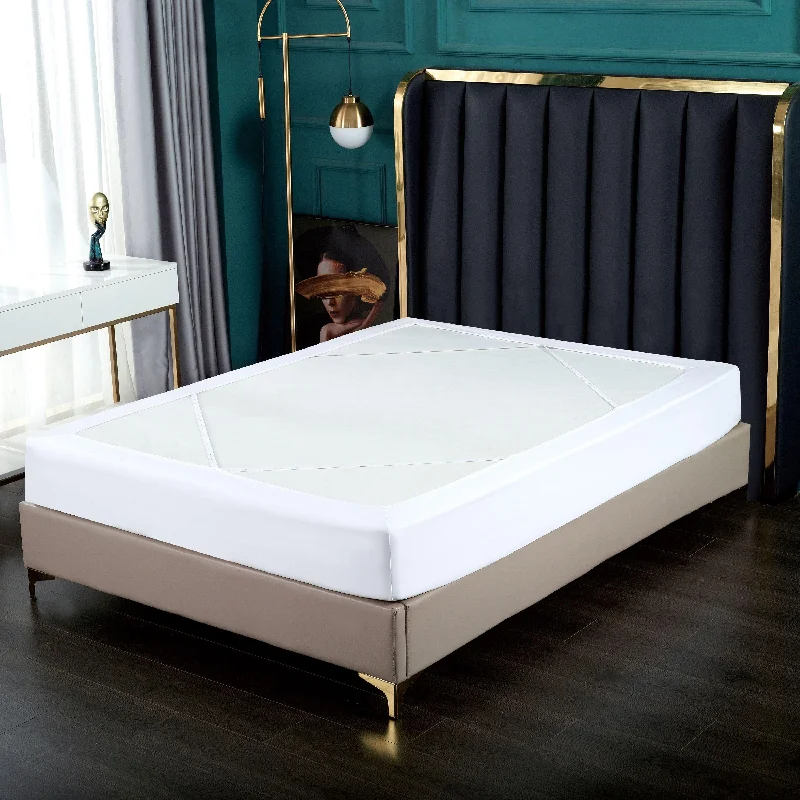 Bed skirts with a plaid pattern for a traditional styleElegant Comfort 1-Piece Box Spring Cover, Snug 4 Way Elastic - Wrap Around Jersey Knit Bed skirts with a plaid pattern for a traditional styleElegant Comfort 1-Piece Box Spring Cover, Snug 4 Way Elastic - Wrap Around Jersey Knit