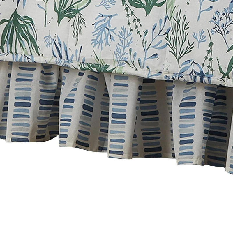 Bed skirts with a flannel material for a cozy winter optionOceana King Bedskirt - Park Designs Bed skirts with a flannel material for a cozy winter optionOceana King Bedskirt - Park Designs