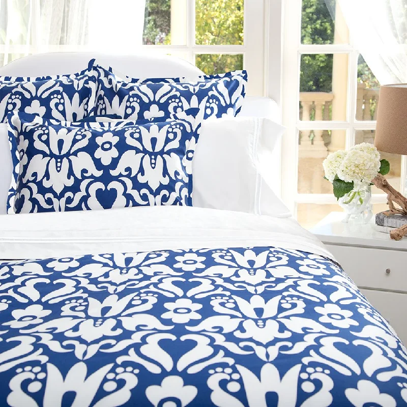 Bamboo - derived duvet covers with antibacterial and moisture - wicking propertiesCobalt Blue Montgomery Duvet Cover Bamboo - derived duvet covers with antibacterial and moisture - wicking propertiesCobalt Blue Montgomery Duvet Cover