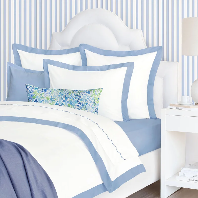 Machine - washable duvet covers for hassle - free cleaningCornflower Blue Linden Duvet Cover Machine - washable duvet covers for hassle - free cleaningCornflower Blue Linden Duvet Cover