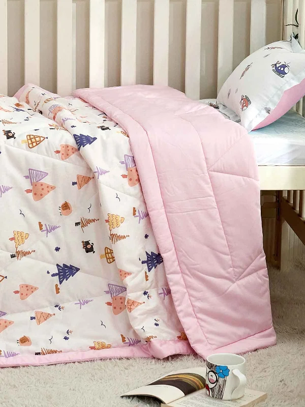Bamboo - fiber - filled comforters with antibacterial and breathable qualitiesBaby Forest Partner Cartoon Cotton All Season Comforter Bamboo - fiber - filled comforters with antibacterial and breathable qualitiesBaby Forest Partner Cartoon Cotton All Season Comforter