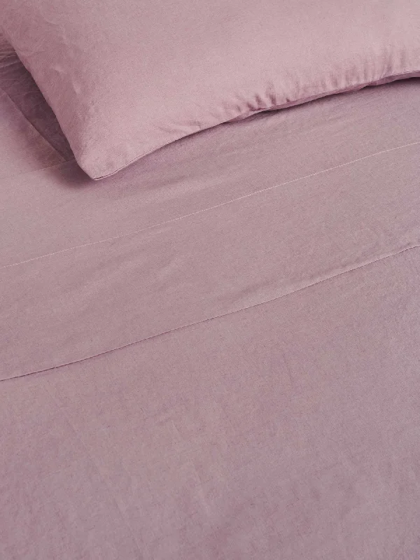 Flat Sheets with a High - Quality Finish for a Luxurious Look100% Linen Flat Sheet in Violet Flat Sheets with a High - Quality Finish for a Luxurious Look100% Linen Flat Sheet in Violet