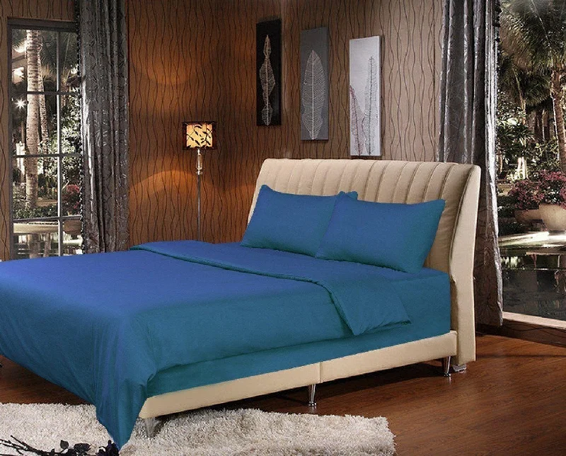 Stain - resistant duvet covers for easy maintenanceTache 2-3 Piece Ocean Blue Duvet Cover Set Stain - resistant duvet covers for easy maintenanceTache 2-3 Piece Ocean Blue Duvet Cover Set