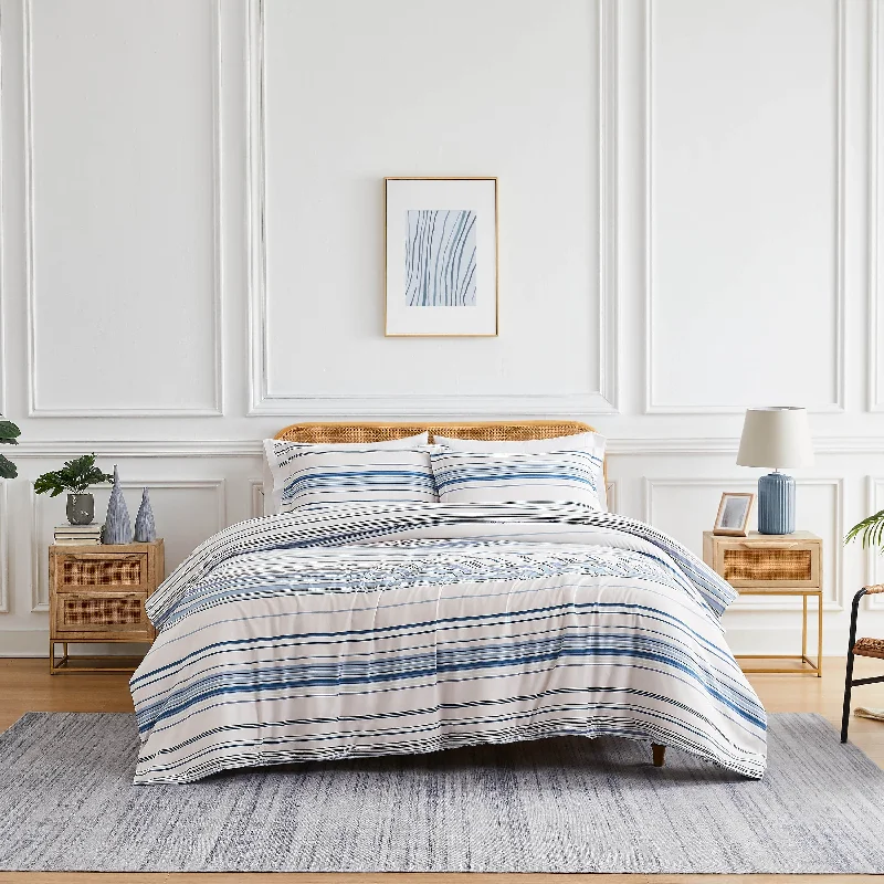 Synthetic - filled comforters like polyester for affordability and hypoallergenic propertiesCoastal Stripes Comforter Set Synthetic - filled comforters like polyester for affordability and hypoallergenic propertiesCoastal Stripes Comforter Set