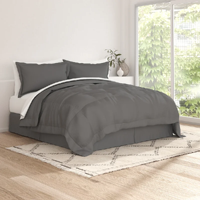 Silk - filled comforters for a luxurious and smooth touch8-Piece Down-Alternative Comforter Set Silk - filled comforters for a luxurious and smooth touch8-Piece Down-Alternative Comforter Set