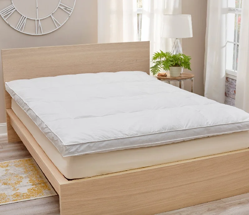 Soft and Fluffy Pillows for Bedroom ComfortDown Decor Down Feather Bed Topper