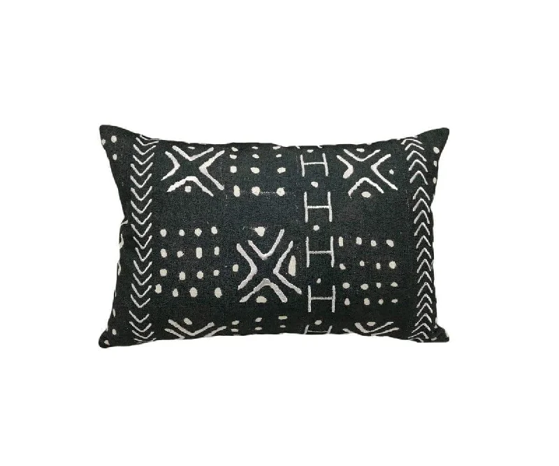 Square Pillows for Modern Home DecorModern Mudcloth Lumbar Pillow Cover